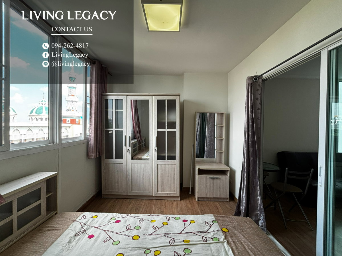 รูป SLQYWO เช่าด่วน คอนโด Bliz Condominium Rama 9 - Hua Mak 28 ตร.ม. | ชั้น 6 | 1 ห้องนอน | 1 ห้องน้ำ 8,000 บาท/เดือน line id : @livinglegacy - รูปที่ 4/23