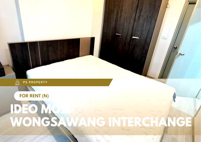 Condos for rent : For Rent 📍 IDEO Mobi Wongsawang Interchange 📍 Convenient location near MRT Bang Son; fully furnished and equipped with all appliances.