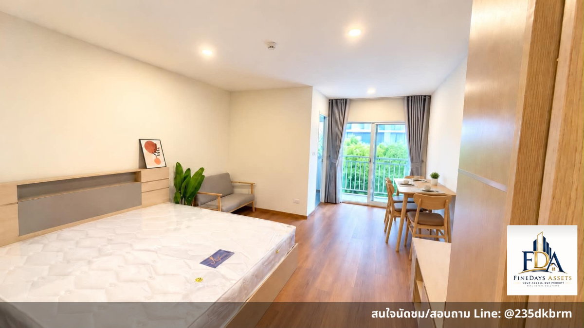 รูป FD-084807🏙️ ให้เช่า | ลุมพินี คอนโดทาวน์ เอกชัย 48 (เฟส 1)  ✨ Studio | 30 ตร.ม. 💰 7,500 บาท/เดือน 🌿 ห้องใหม่มือหนึ่ง ไม่เคยปล่อยเช่า - รูปที่ 6/6