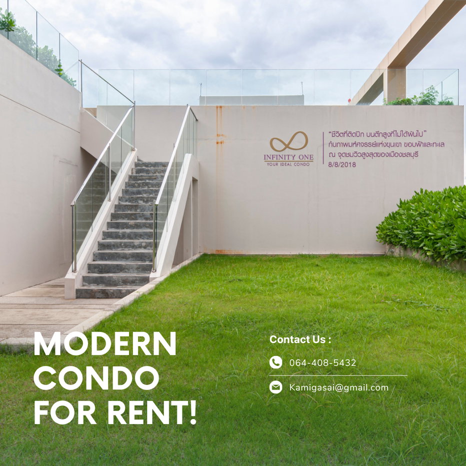 picture Condo for rent Next to Central Chonburi - 9/10