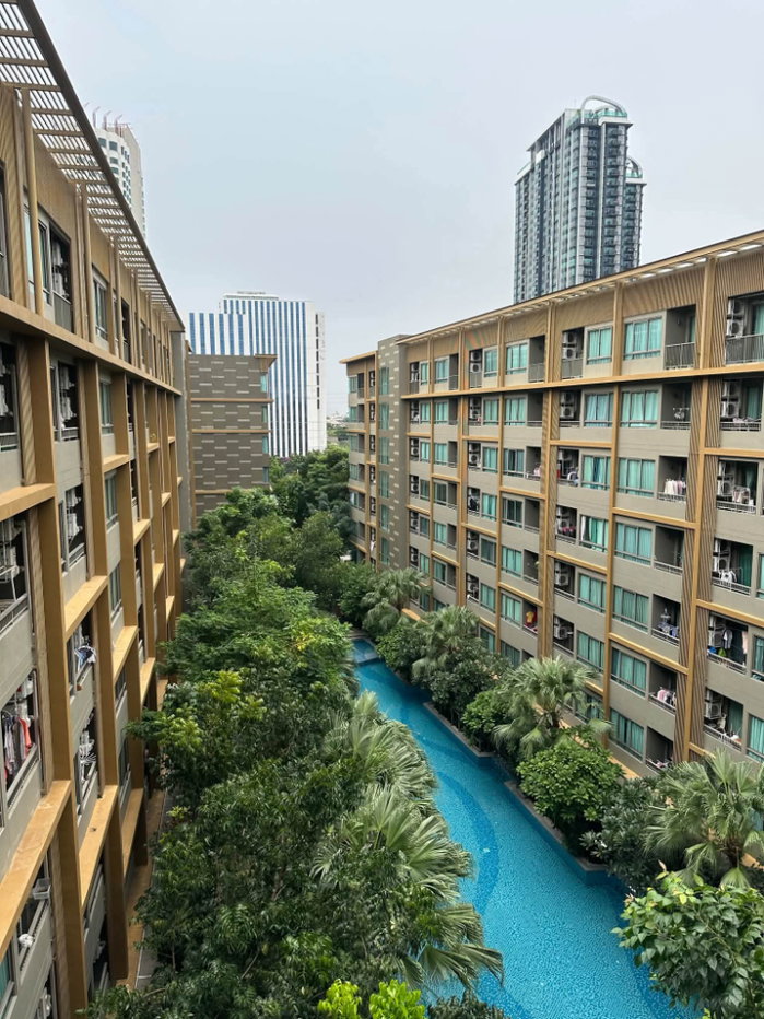 รูป Metro Luxe Ratchada | 13,000 บ./เดือน | ใกล้ MRT ห้วยขวาง 500 ม. | 1 ห้องนอน วิวสระ บรรยากาศรีสอร์ท - รูปที่ 7/7