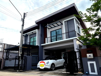 เช่าบ้านแฝด ปทุมธานี : 🏡 ให้เช่าบ้าน The Plant รังสิต–คลอง 2 3 ห้องนอน 2 ห้องน้ำ บ้านรีโนเวทใหม่ ทาสีใหม่ทั้งหลัง พร้อมปูกระเบื้องใหม่ชั้น 2