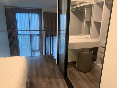 For rent ✨knightbridge space rama 9 ✨1 bedroom (Loft unit), good location, convenient travel, near MKT Rama 9 🚆