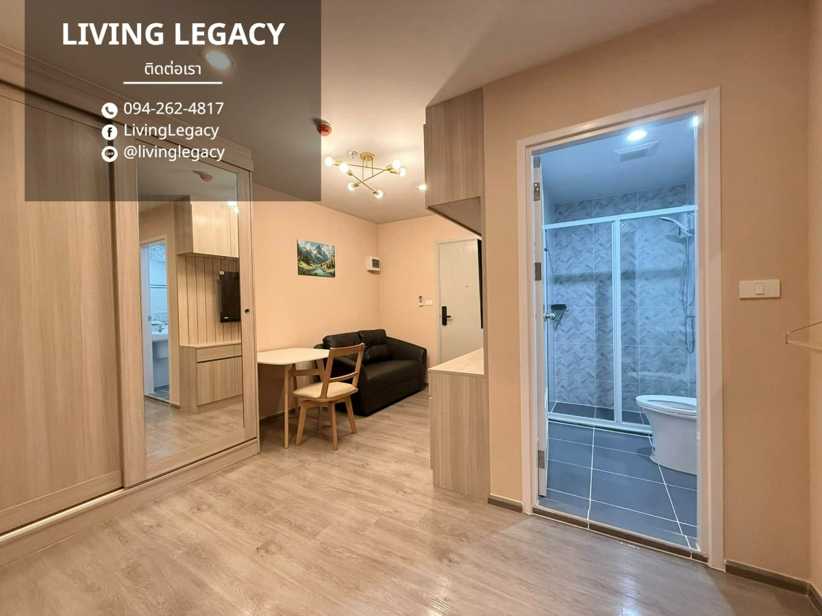 รูป TMDQQ1 เช่าด่วน คอนโด Regent Home Bangna 28 ตร.ม. | ชั้น 27 | 1 ห้องนอน | 1 ห้องน้ำ 11,000 บาท/เดือน line id : @livinglegacy - รูปที่ 3/10