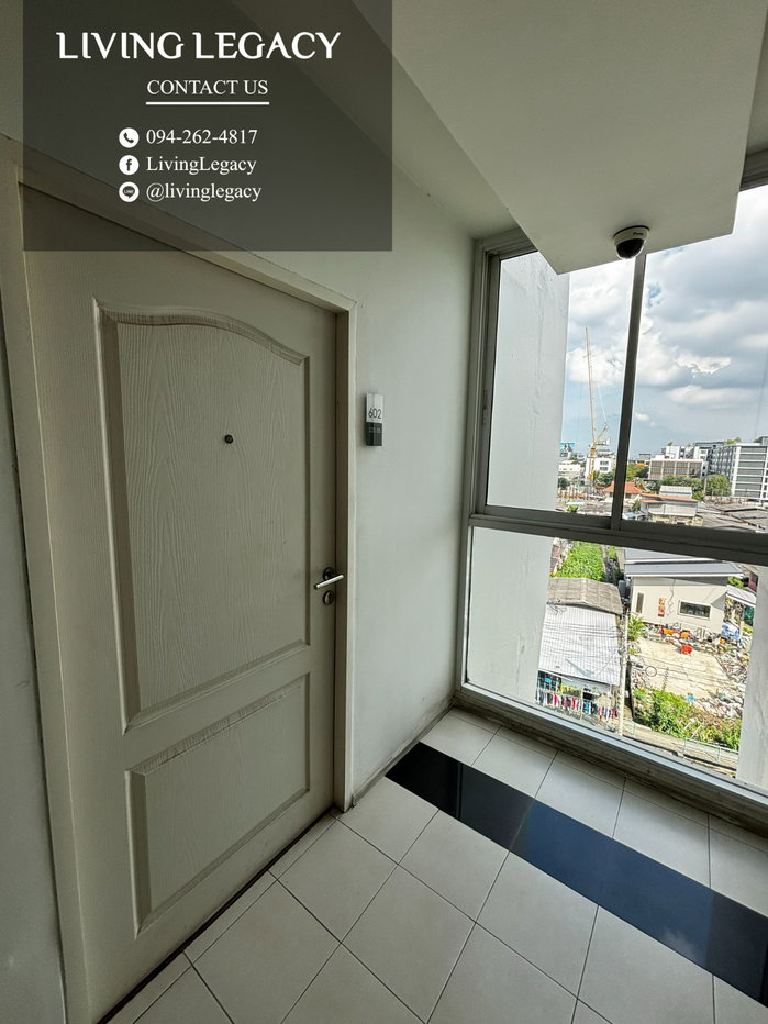 รูป SLQYWO เช่าด่วน คอนโด Bliz Condominium Rama 9 - Hua Mak 28 ตร.ม. | ชั้น 6 | 1 ห้องนอน | 1 ห้องน้ำ 8,000 บาท/เดือน line id : @livinglegacy - รูปที่ 9/23