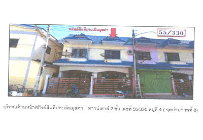 TOWN HOUSE 16 Sq.w. Uthai Phra Nakhon Sri Ayutthaya for 770,000