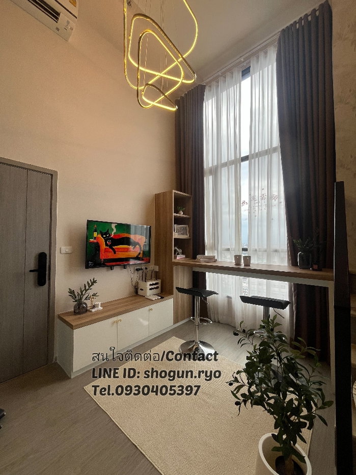 รูป ให้เช่า Duplex 45 ตรม. 2 นอน สุดหรู Origin รามคำแหง103 free WiFi - รูปที่ 3/23