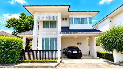 เช่าบ้านเดี่ยว เชียงใหม่ : ให้เช่า บ้านเดี่ยว 2 ชั้น ในหมู่บ้านดีญ่า วาเล่ย์ สารภี โทร 082-532-3935