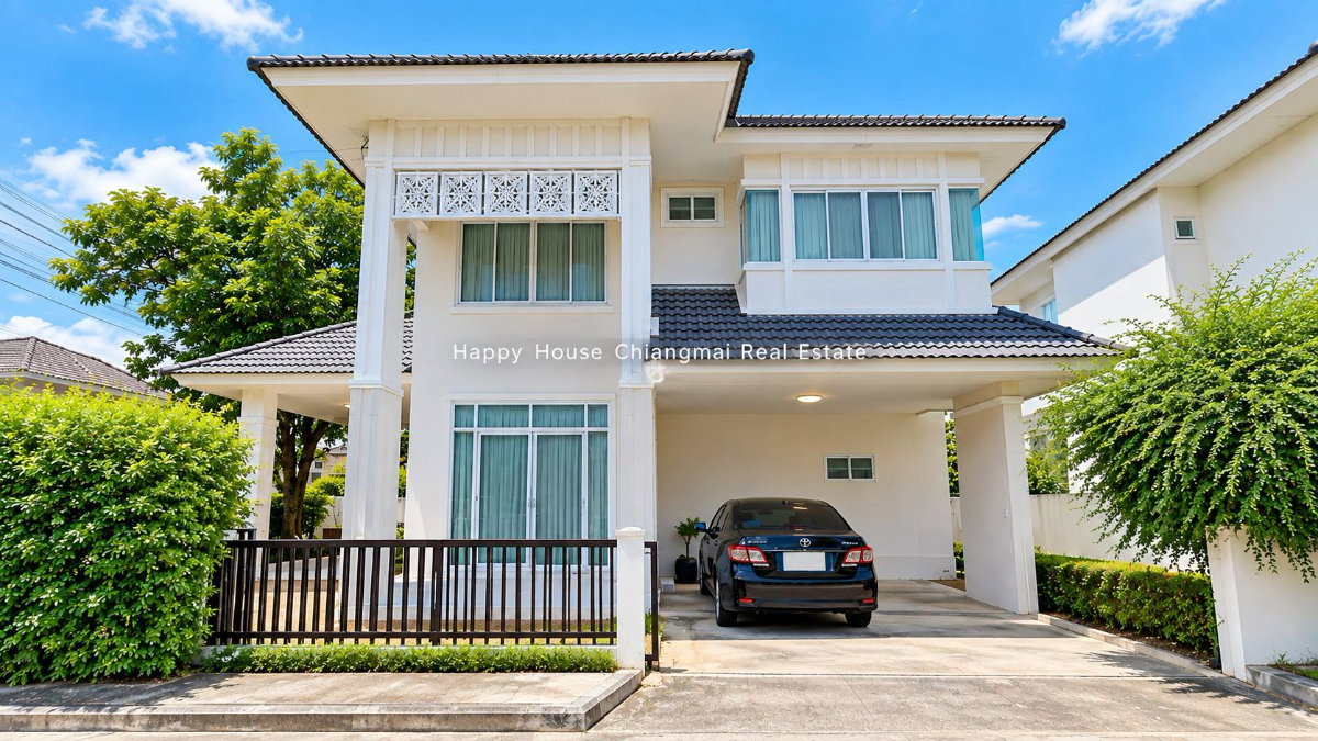 รูป ให้เช่า บ้านเดี่ยว 2 ชั้น ในหมู่บ้านดีญ่า วาเล่ย์ สารภี โทร 082-532-3935 - รูปที่ 1/23