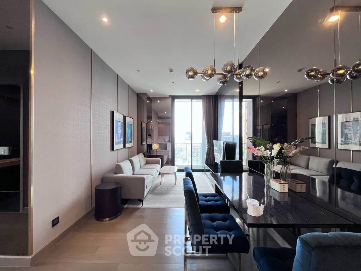 picture 35th-Floor 2-BR The Esse At Singha Complex, 100m To MRT Phetchaburi (ID 3362593) - 1/9