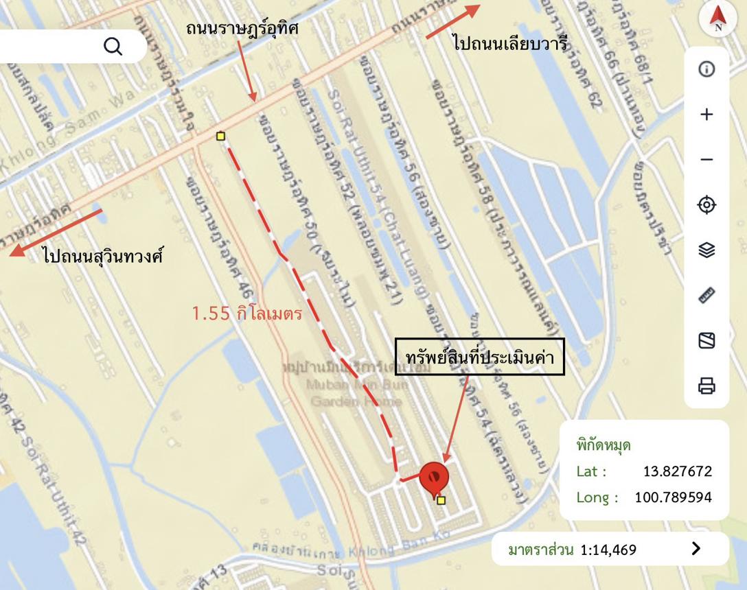 รูป บ้านเดี่ยว 50 ตร.วา มีนบุรี การ์เด้นโฮม เขตมีนบุรี กรุงเทพมหานคร 3M - รูปที่ 39/39