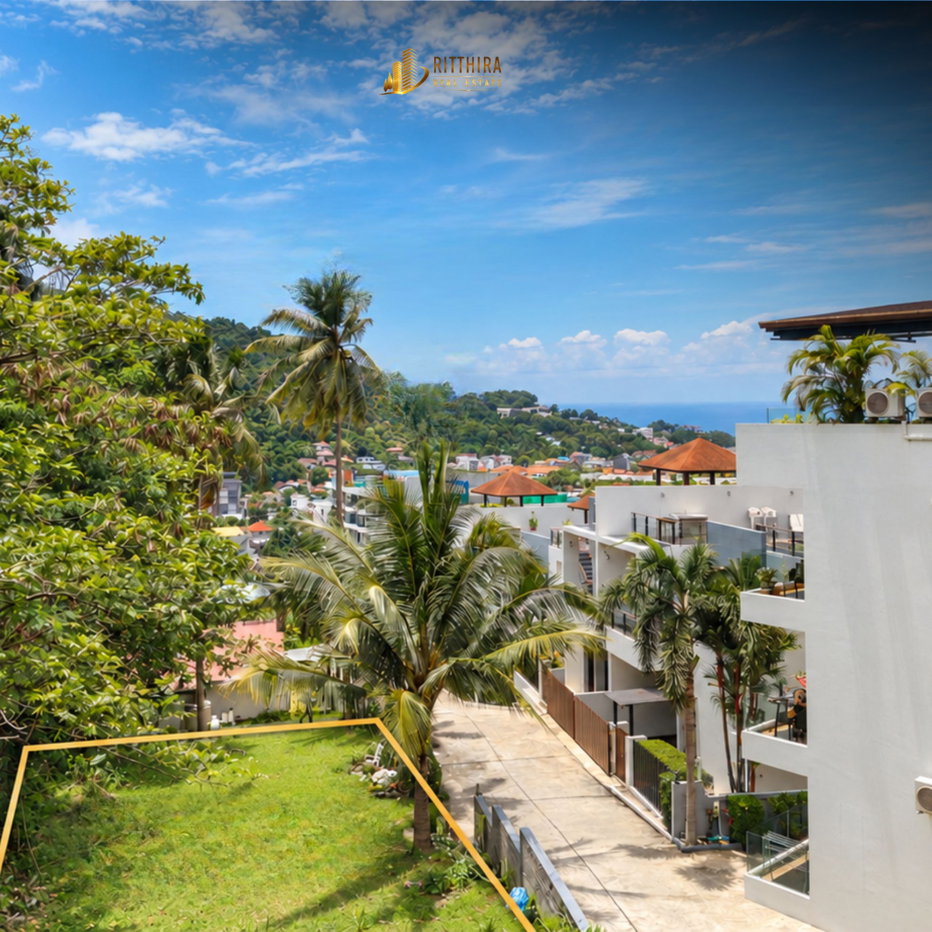 รูป ขายที่ดินภูเก็ตบนเนินกะรน 920 ตร.ม. วิวทะเล เหมาะสร้าง Luxury Pool Villa ภูเก็ต - รูปที่ 7/10