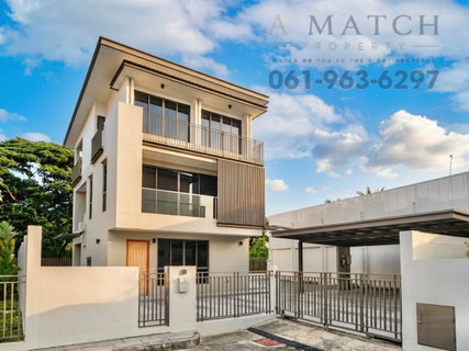 Luxury 3-Storey Detached House for Sale " AQ Arbor " | Suan Luang Rama 9- Pattanakarn ✨ The Largest Corner House
