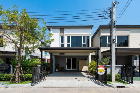 🏡 ให้เช่าบ้านแฝด 2 ชั้น สไตล์โมเดิร์น แบบบ้าน Janette Grande Pleno Mega Bangna 3 ห้องนอน 3 ห้องน้ำ บ้านสวย ฟังก์ชันครบ พร้อมเข้าอยู่ 15 ต.ค. นี้