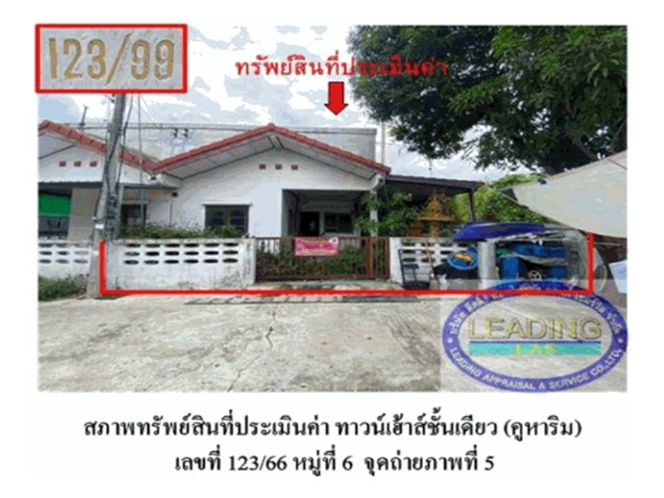 รูป ที่ดินพร้อมสิ่งปลูกสร้าง 38 ตร.วา ท่าเรือ พระนครศรีอยุธยา 450,000 - รูปที่ 1/3