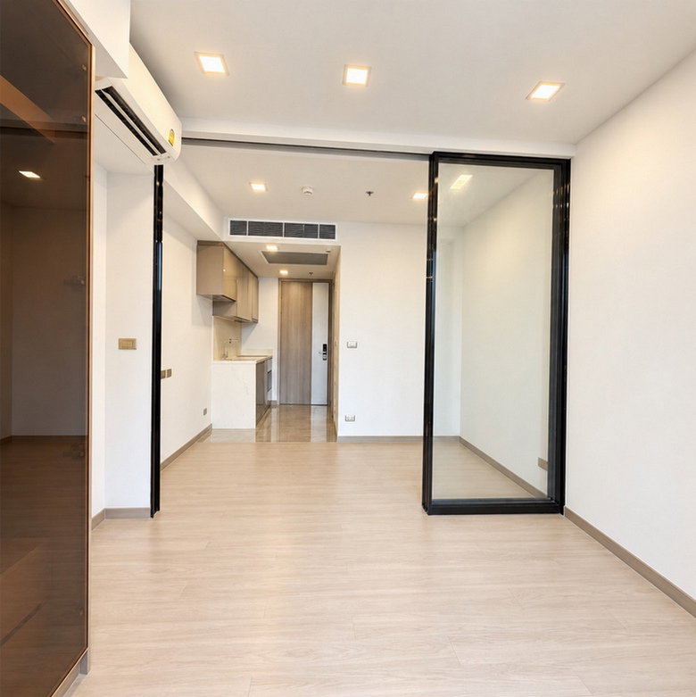 รูป Call : 062-946-2498 Condo One9Five Asoke-Rama 9 (ห้องใหม่) 25.5 ตารางเมตร สตูดิโอ ชั้นสูง ตึกB พร้อมเข้าอยู่ - รูปที่ 1/12