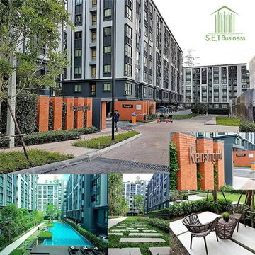 Kensington Condo for sale, Laem Kun - Sriracha, pool view, Building B, 3rd floor, area 25 sq m., fully furnished, ready to move in,1.59  MB.*