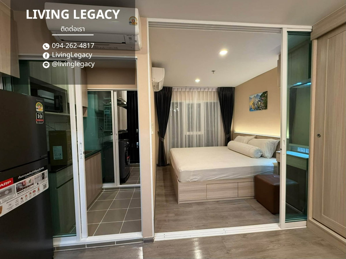 รูป TMDQQ1 เช่าด่วน คอนโด Regent Home Bangna 28 ตร.ม. | ชั้น 27 | 1 ห้องนอน | 1 ห้องน้ำ 11,000 บาท/เดือน line id : @livinglegacy - รูปที่ 5/10