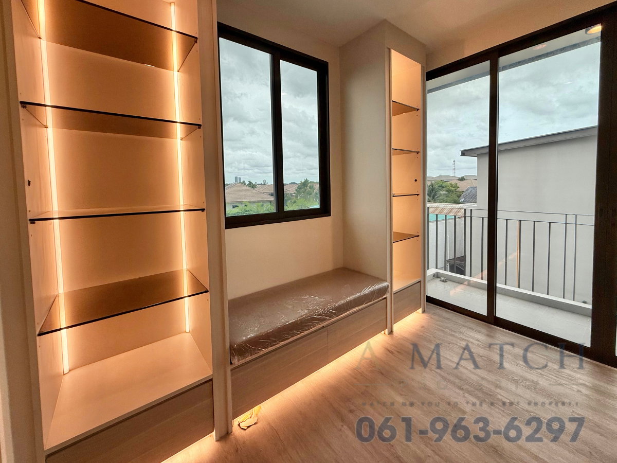 รูป 🔥 ขายบ้านเดี่ยว 3 ชั้น ” เอคิว อาร์เบอร์ (AQ Arbor) สวนหลวงร.9 - พัฒนาการ “ ✨บ้านมุมหลังใหญ่ ทำเลทอง เดินทางสะดวก - รูปที่ 12/20
