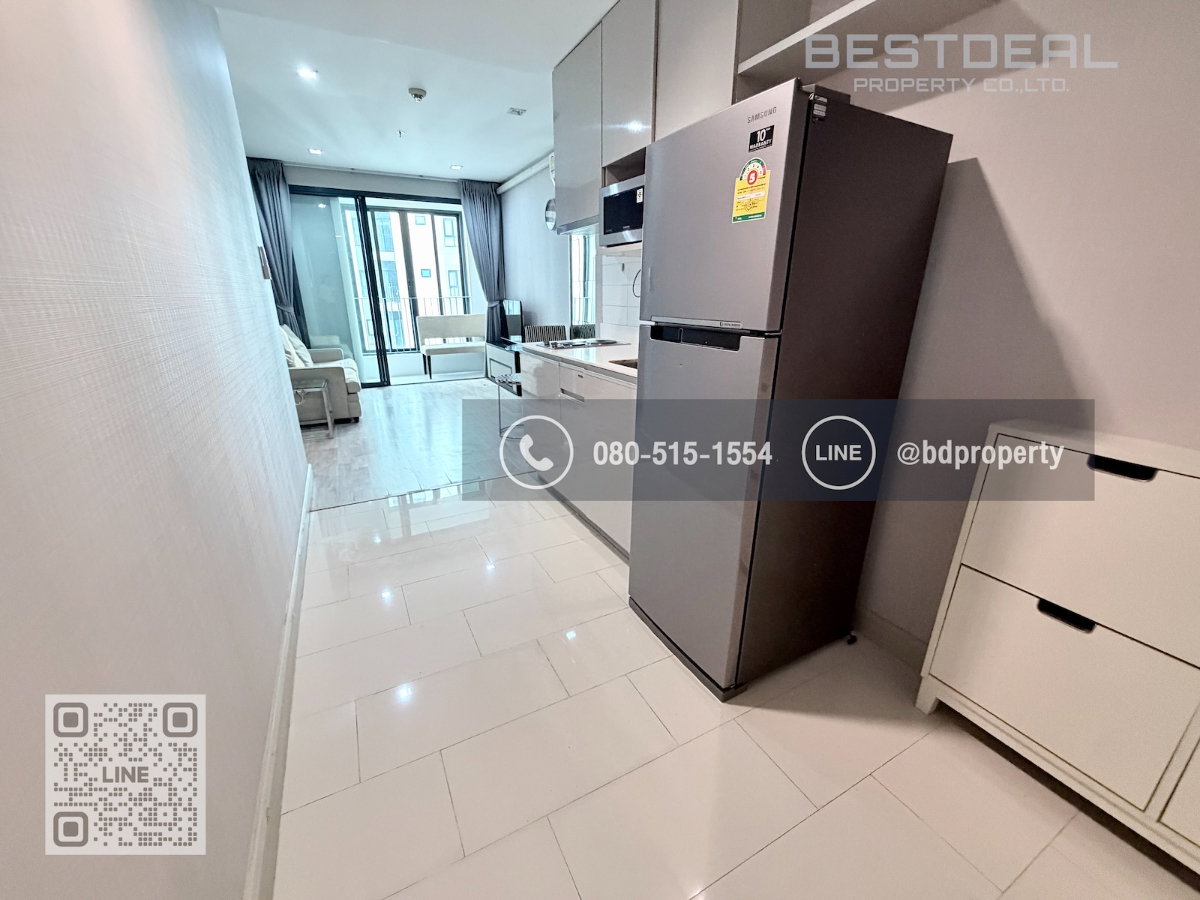 รูป Bestdeal ให้เช่า ขนาด 2 ห้องนอน 55 sqm.เฟอร์นิเจอร์และเครื่องใช้ไฟฟ้าครบพร้อมเข้าอยู่ 24,000 บาท/เดือน “IDEO MOBI RAMA 9” ใกล้MRTและเซ็นทรัลพระราม 9 - รูปที่ 14/17