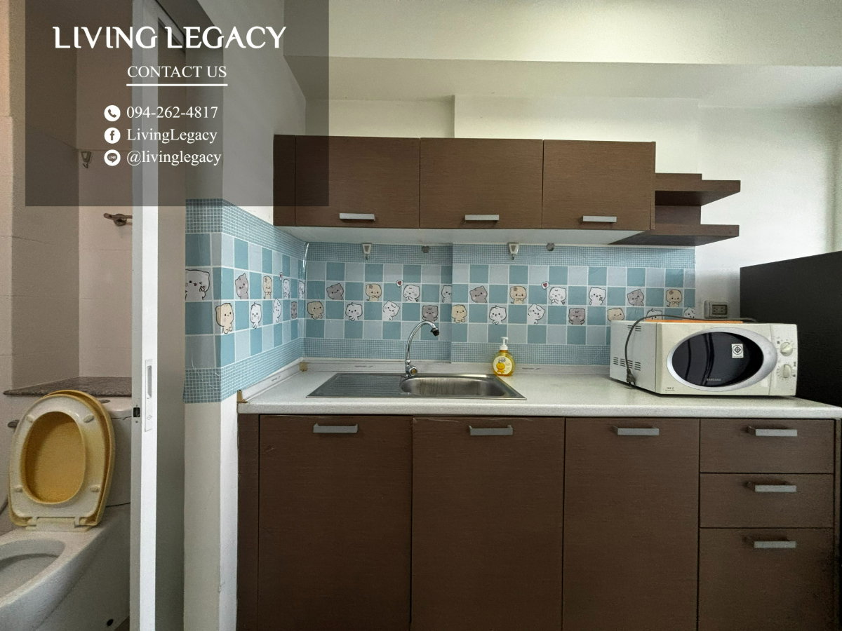 รูป SLQYWO เช่าด่วน คอนโด Bliz Condominium Rama 9 - Hua Mak 28 ตร.ม. | ชั้น 6 | 1 ห้องนอน | 1 ห้องน้ำ 8,000 บาท/เดือน line id : @livinglegacy - รูปที่ 10/23