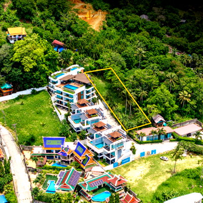 ที่ดิน เมืองภูเก็ต ภูเก็ต : ขายที่ดินภูเก็ตบนเนินกะรน 920 ตร.ม. วิวทะเล เหมาะสร้าง Luxury Pool Villa ภูเก็ต