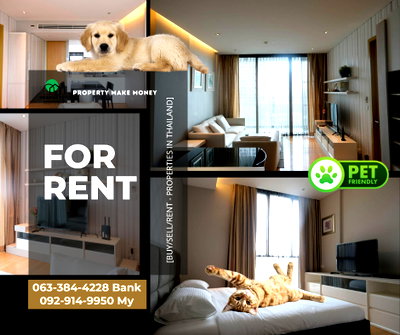คอนโดให้เช่า : 🐾✨ PET-FRIENDLY LUXURY LIVING | Aequa Sukhumvit 49 ✨🐾