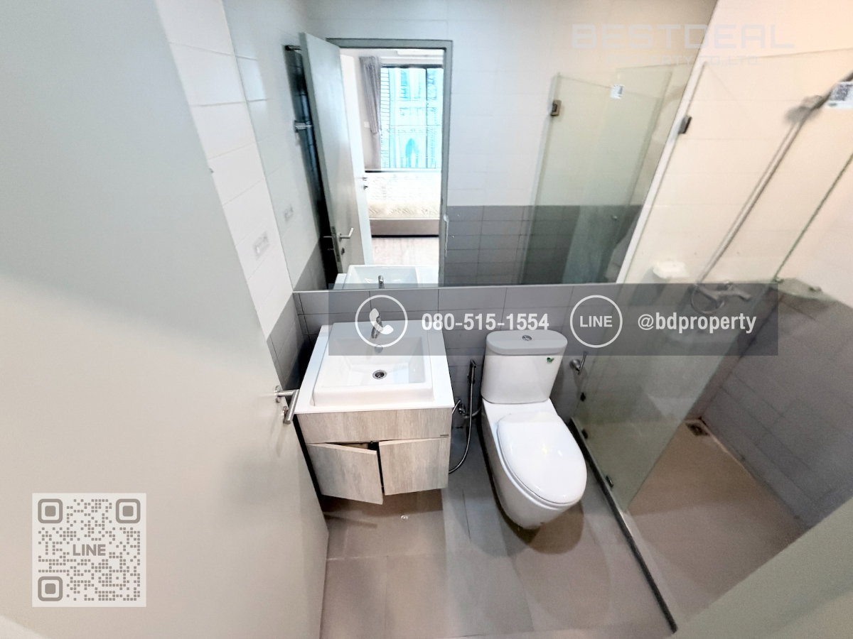 รูป Bestdeal ให้เช่า ขนาด 2 ห้องนอน 55 sqm.เฟอร์นิเจอร์และเครื่องใช้ไฟฟ้าครบพร้อมเข้าอยู่ 24,000 บาท/เดือน “IDEO MOBI RAMA 9” ใกล้MRTและเซ็นทรัลพระราม 9 - รูปที่ 15/17