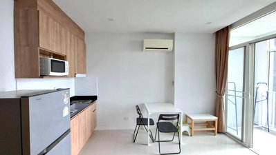 คอนโดให้เช่า : ปล่อยเช่าคอนโด IDEO Verve ราชปรารภ 1 Bed วิวสระว่ายน้ำ บรรยากาศเงียบสงบเป็นส่วนตัว เดิน 0 ก้าวถึงบันได ARL ราชปรารภ