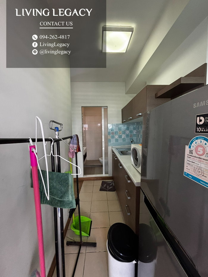 รูป SLQYWO เช่าด่วน คอนโด Bliz Condominium Rama 9 - Hua Mak 28 ตร.ม. | ชั้น 6 | 1 ห้องนอน | 1 ห้องน้ำ 8,000 บาท/เดือน line id : @livinglegacy - รูปที่ 7/23