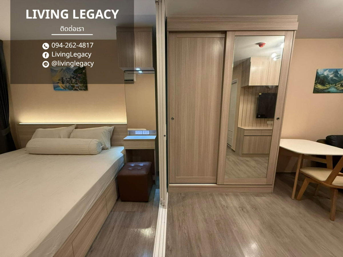 รูป TMDQQ1 เช่าด่วน คอนโด Regent Home Bangna 28 ตร.ม. | ชั้น 27 | 1 ห้องนอน | 1 ห้องน้ำ 11,000 บาท/เดือน line id : @livinglegacy - รูปที่ 4/10