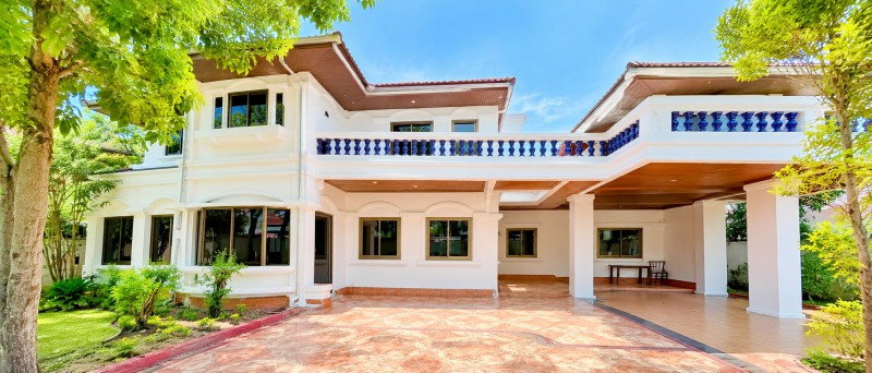 รูป 261004kotans ให้เช่า บ้าน 4-5นอน 5 น้ำ 150ตร.ว. 500ตร.ม. MRTไทรม้า 540ม. รัตนาธิเบศร์-ท่าอิฐ บ้านหรู 2 ชั้นจัดเต็มเฟอร์ฯ เครื่องใช้ไฟฟ้า - รูปที่ 4/8