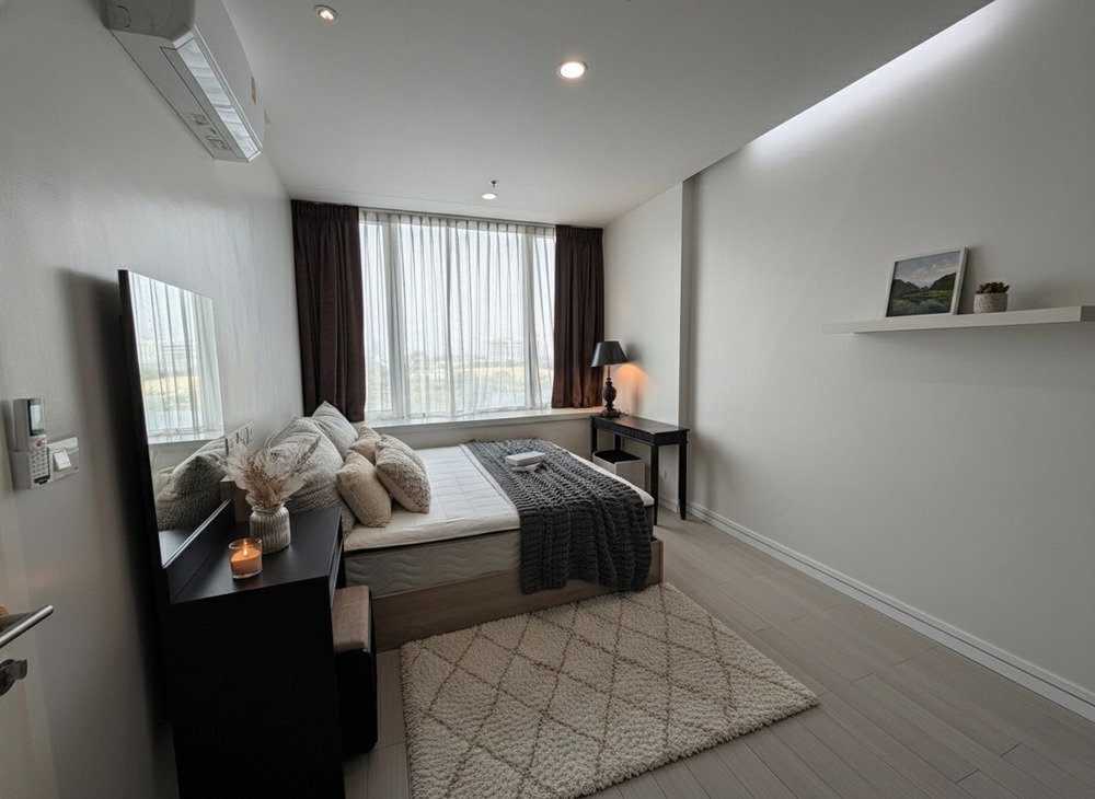 รูป add line : meedoza / Condo TC Green Rama 9 ใกล้ MRT พระราม 9 ขนาด 40 ตารางเมตร 1 ห้องนอน ตกแต่งครบพร้อมเข้าอยู่ - รูปที่ 3/10