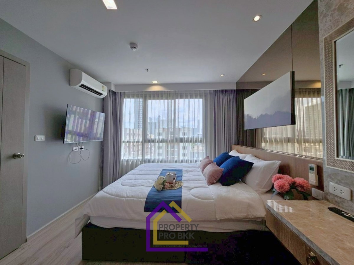 รูป 🌟🌟 ให้เช่าคอนโดแต่งครบ Ideo สุขุมวิท 93 – 60 เมตรจาก BTS บางจาก | พร้อมอ่างอาบน้ำ | ห้องตกแต่งสวย ครบ สะอาด พร้อมอยู่ 🌟🌟 - รูปที่ 7/24