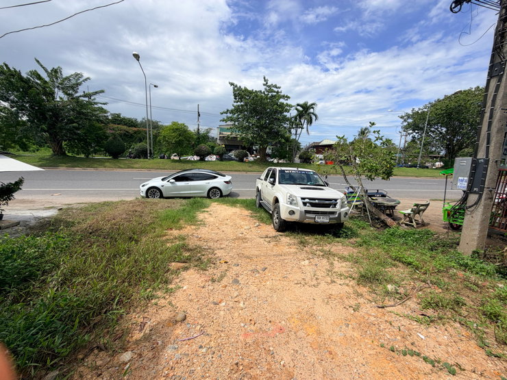 รูป ขายที่ดินหาดใหญ่ติดถนนเพชรเกษม ใกล้โชว์รูมฟอร์ด - รูปที่ 1/4