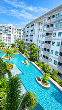 ขาย The Trust Condo Hua Hin ชั้น 4 วิวสระ ทำเลดี ใกล้ทะเลเพียง 150 เมตร