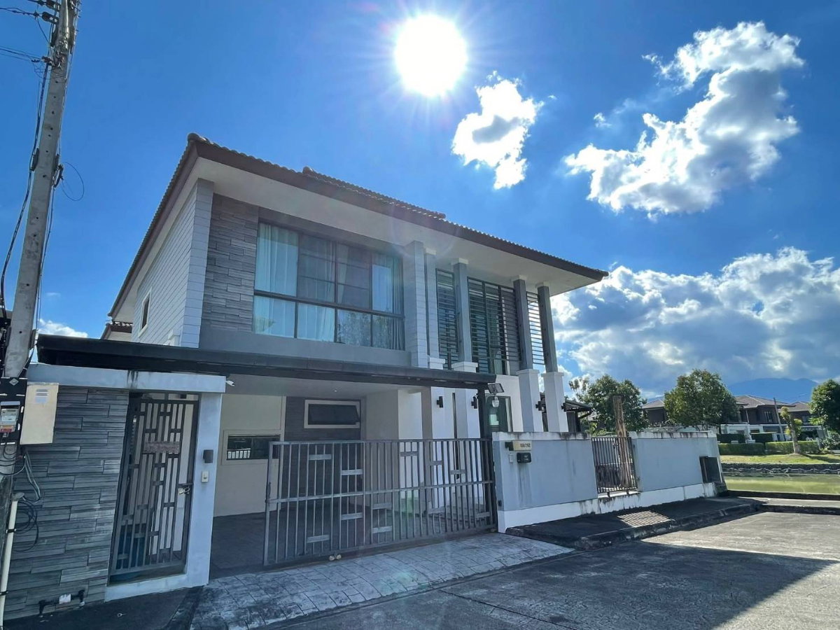 รูป ขายด่วน 🏡✨ บ้านแปลงพิเศษ ติดทะเลสาบ + วิวภูเขา | อรสิริน 11 สันทราย - รูปที่ 1/20