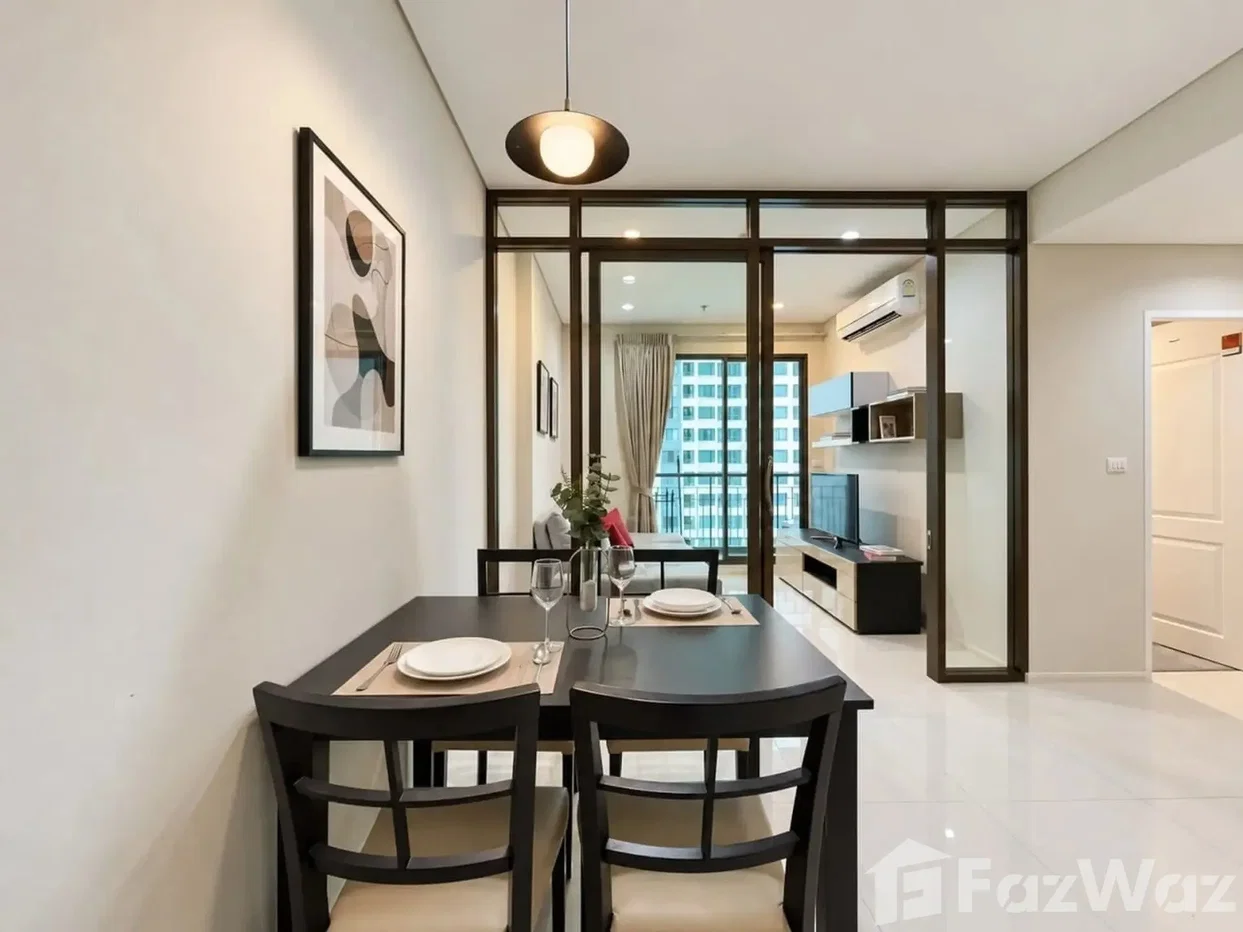 รูป คอนโดให้เช่า 1 ห้องนอน ในโครงการ วิลล่า อโศก 6835304 - รูปที่ 10/11