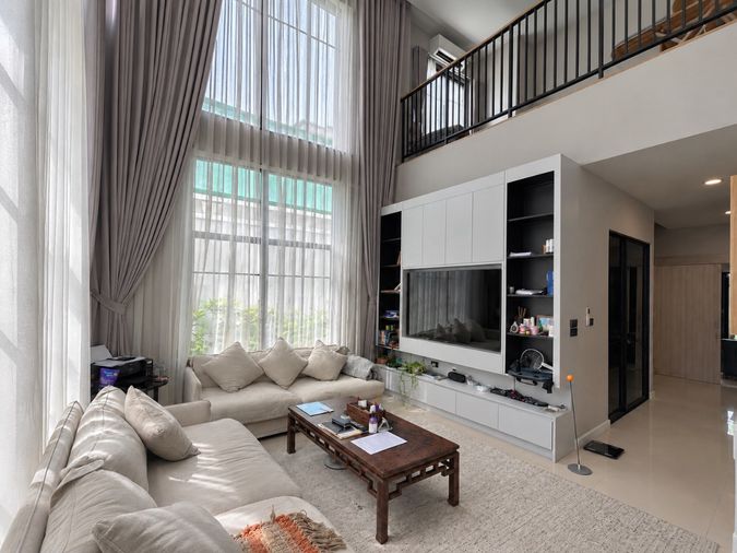 4-bed house for rent, 299 sqm, 67 sq wah, Baan Nara Wongwaen-Ramintra