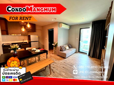 Condos for rent : ✨Big room Size 35 sq m. Aspen Condo Lasalle (in front of Sikarin Hospital) 🚝Near BTS Bearing 10 minutes + 🚅MRT Sri Lasalle 500 meters 