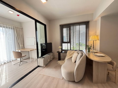 ⭐️COBE Ratchada-Rama9⭐️For Rent 1 Bed | Nice Decoration | Fully Furnished | Ready to Move In