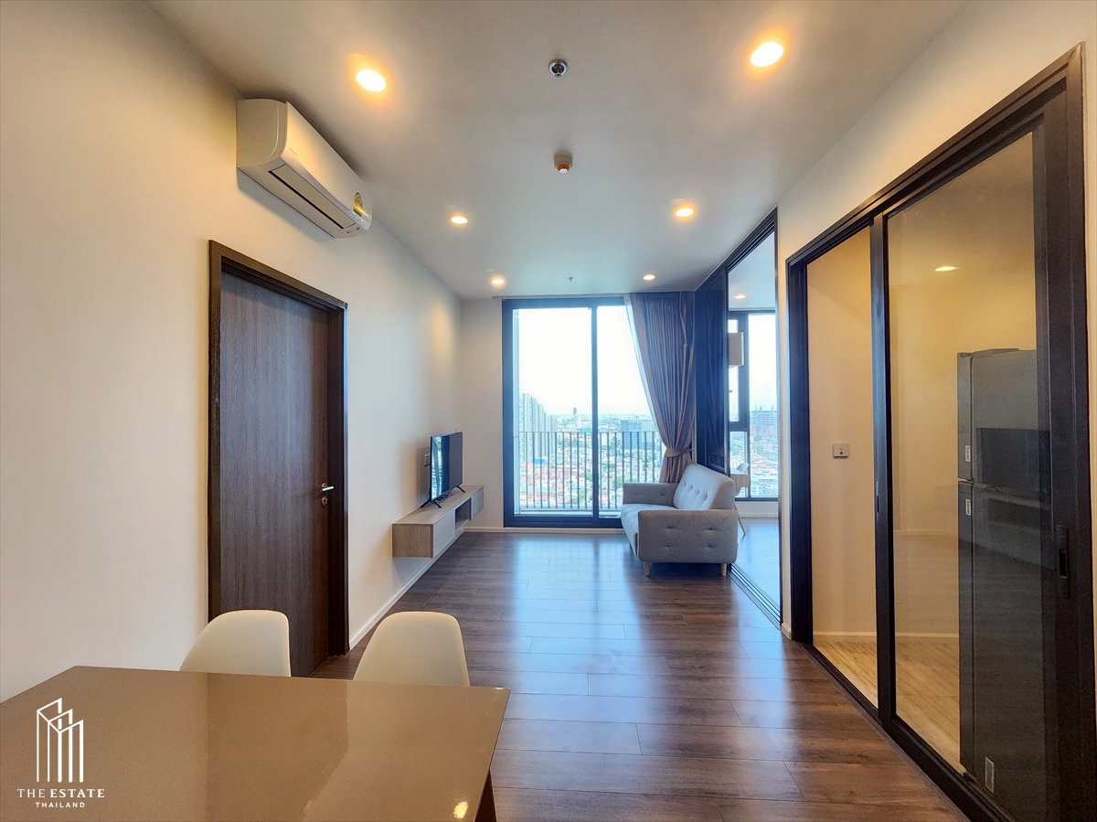 รูป For rent Whizdom Essence ใกล้BTS ปุณณวิถี ชั้นสูง วิวโล่ง พร้อมเฟอร์นิเจอร์และเครื่องใช้ไฟฟ้า @35,000 Baht - รูปที่ 5/14