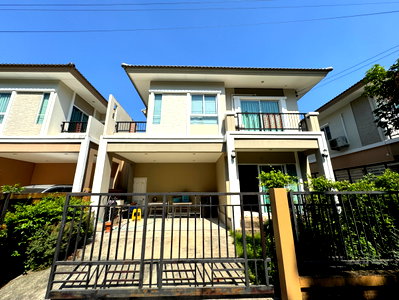 บ้านแฝด บางกรวย นนทบุรี : 87891 - ขายบ้านแฝดอารมณ์บ้านเดี่ยว โครงการหมู่บ้านภัสสร ไพร์ด ปิ่นเกล้า วงแหวน