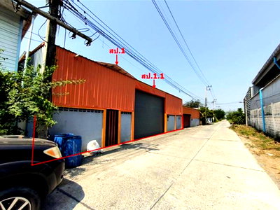 โรงงาน ปทุมธานี : โกดัง 100 ตร.วา ลาดหลุมแก้ว ปทุมธานี 3.1M