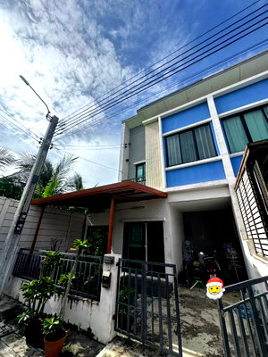 เช่าทาวน์โฮม กรุงเทพมหานคร : 🏡✨ บ้านทาวน์โฮมให้เช่า เรซิโอ้โฮม วงแหวน–รามอินทรา 3 ห้องนอน 2 ห้องน้ำ พร้อมห้องอเนกประสงค์ และที่จอดรถ 2 คัน