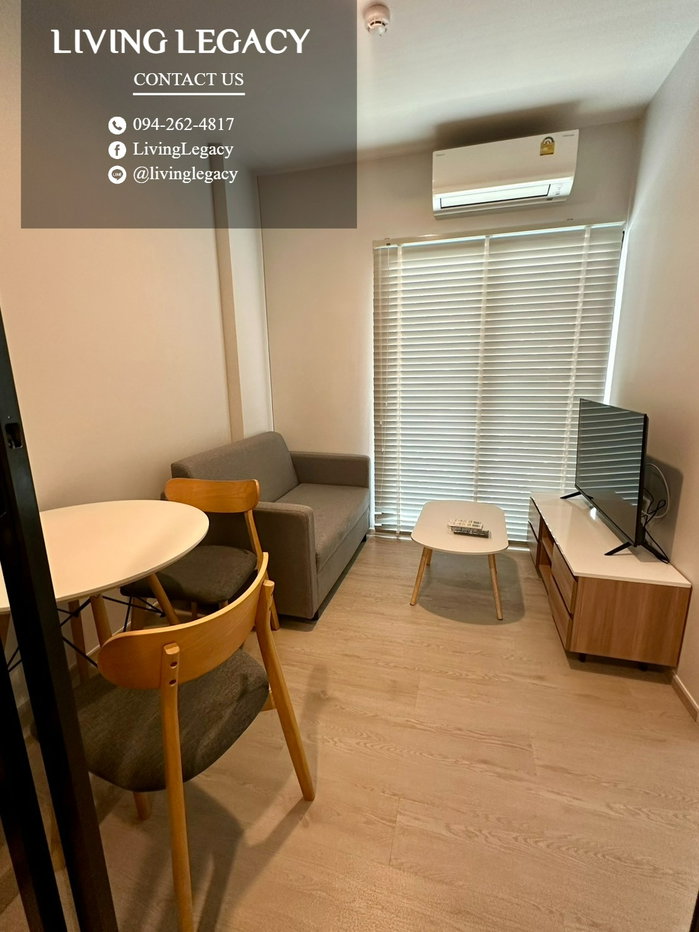 รูป TMH4JB เช่าด่วน คอนโด Nue Noble Centre Bangna 25 ตร.ม. ชั้น 5 | 1 นอน 1 น้ำ เฟอร์ครบ พร้อมอยู่ 12,000 บาท/เดือน | LINE: @livinglegacy - รูปที่ 3/7