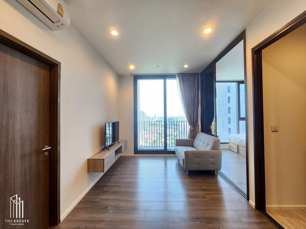 รูป For rent Whizdom Essence ใกล้BTS ปุณณวิถี ชั้นสูง วิวโล่ง พร้อมเฟอร์นิเจอร์และเครื่องใช้ไฟฟ้า @35,000 Baht - รูปที่ 4/14