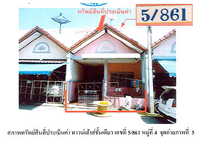 TOWN HOUSE 18.7 Sq.w. Uthai Phra Nakhon Sri Ayutthaya for 770,000