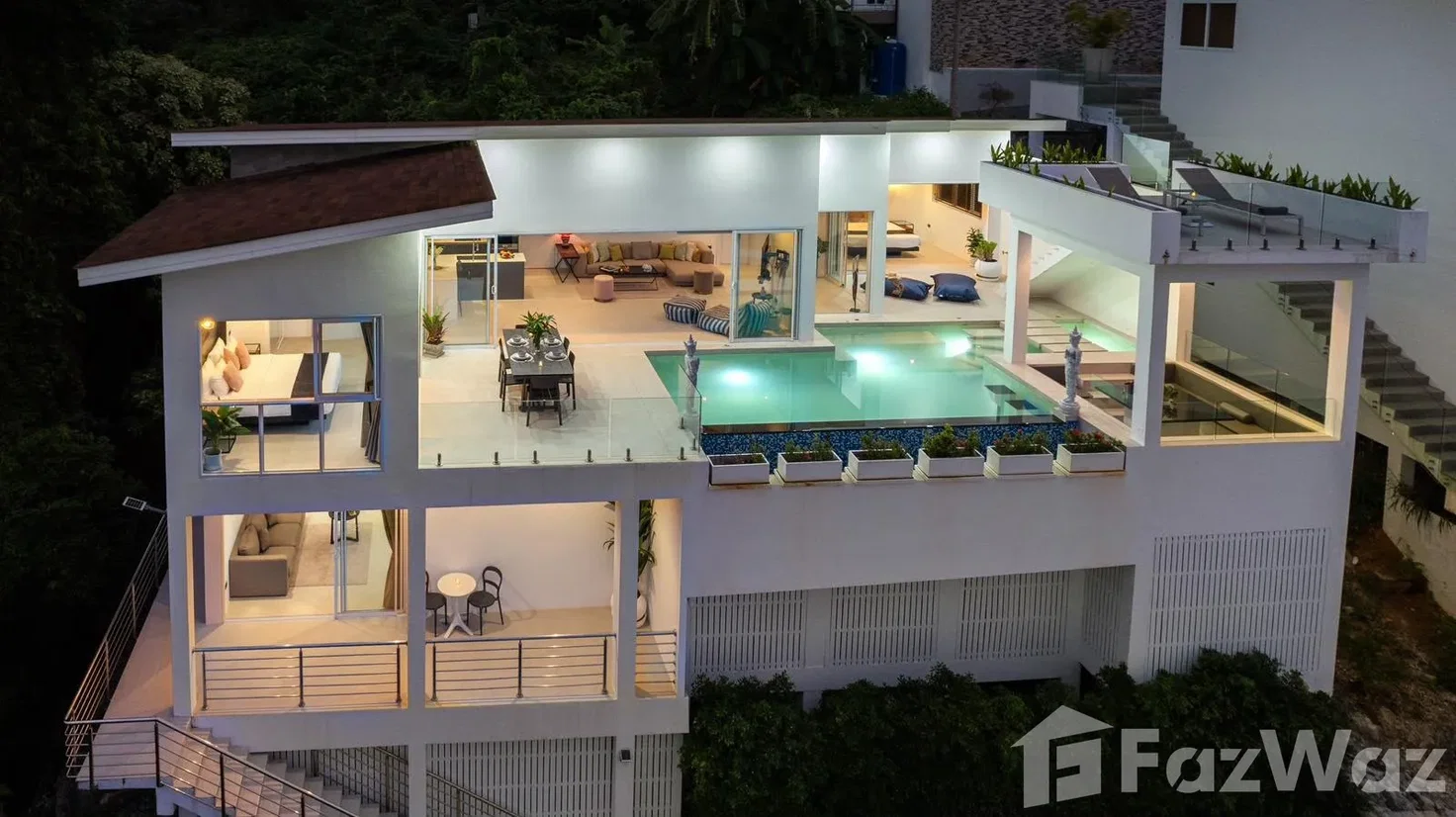 รูป วิลล่าให้เช่า 2 ห้องนอน ใน บ่อผุด, สุราษฎร์ธานี 6830013 - รูปที่ 19/27