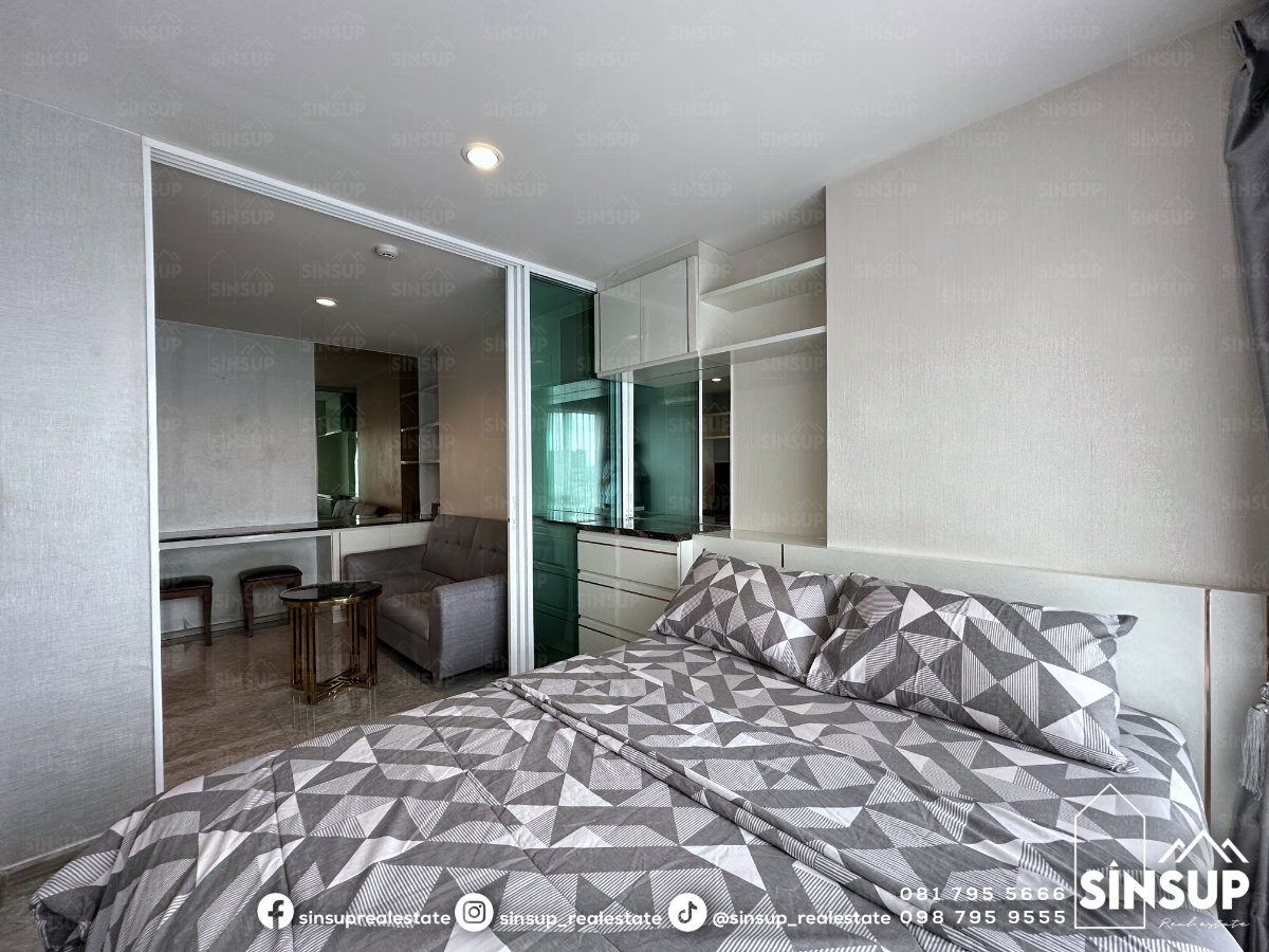 picture FOR RENT | 𝐑𝐞𝐠𝐞𝐧𝐭 𝐇𝐨𝐦𝐞 𝐁𝐚𝐧𝐠𝐬𝐨𝐧 𝐏𝐡𝐚𝐬𝐞 𝟐𝟖 High-floor unit with open view, near MRT Bang Son. Fully furnished - 7/11